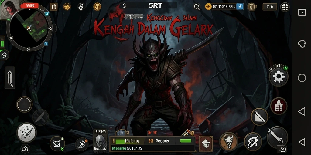 Tangkapan layar menampilkan gameplay menegangkan dari 5RT.