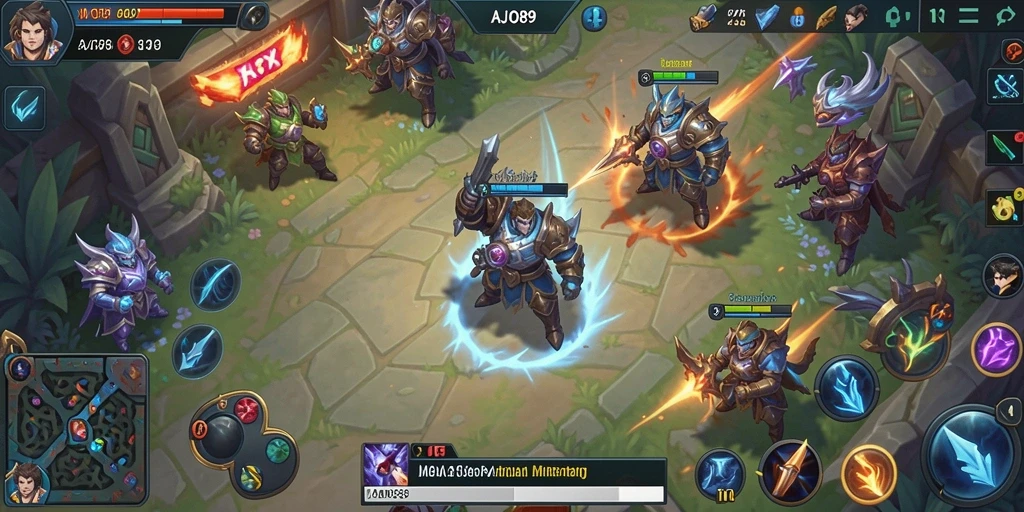 Tampilan gameplay menarik dari AJO89 dengan aksi seru.