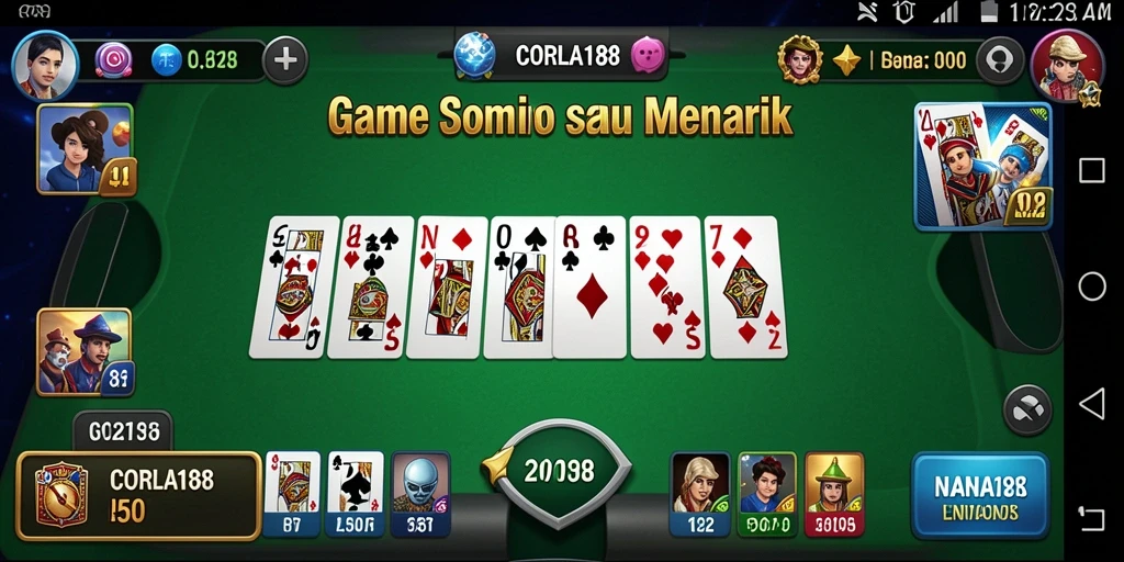 Screenshot gameplay yang menampilkan aksi seru di CORLA188.