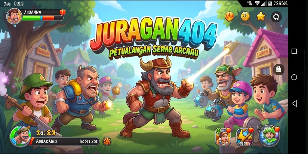 Tampilan gameplay JURAGAN404 yang seru dan penuh aksi.
